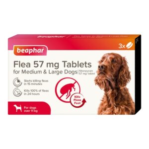 Beaphar Flea Tablets for Medium & Large Dogs