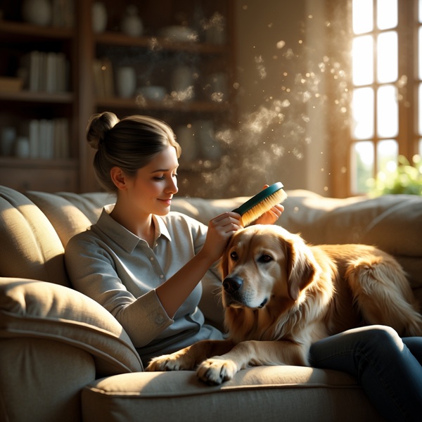 At-home maintenance tips for a well-kept dog coat