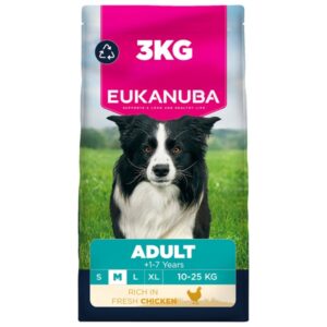 Eukanuba Adult Medium Breed Fresh Chicken 3kg