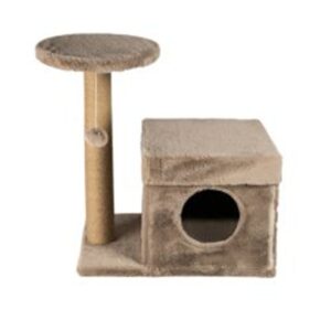 Dubex Short Plush Post & House Cat Scratcher