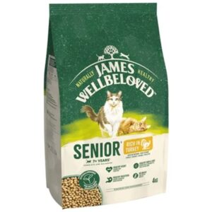 James Wellbeloved Senior Dry Cat Food Turkey