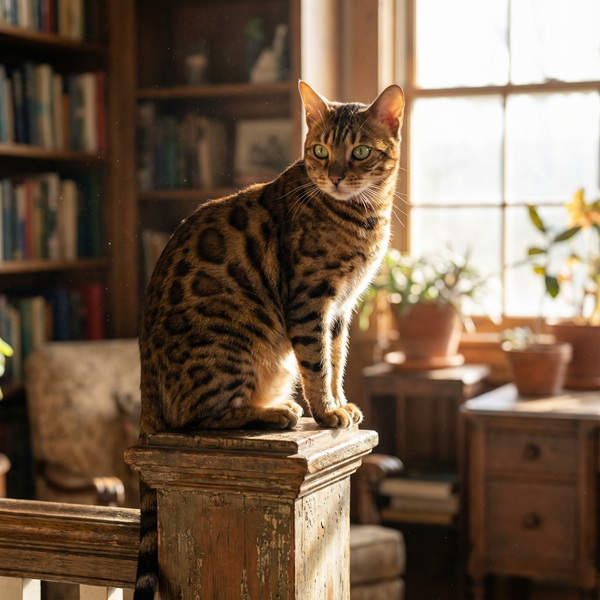 Bengal cat care guide - vertical space and climbing