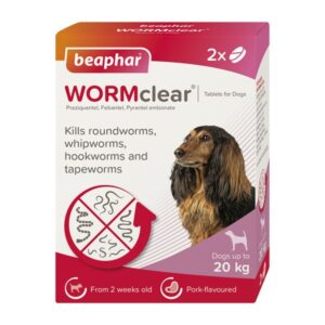 Beaphar WORMclear Tablets for Dogs up to 20kg